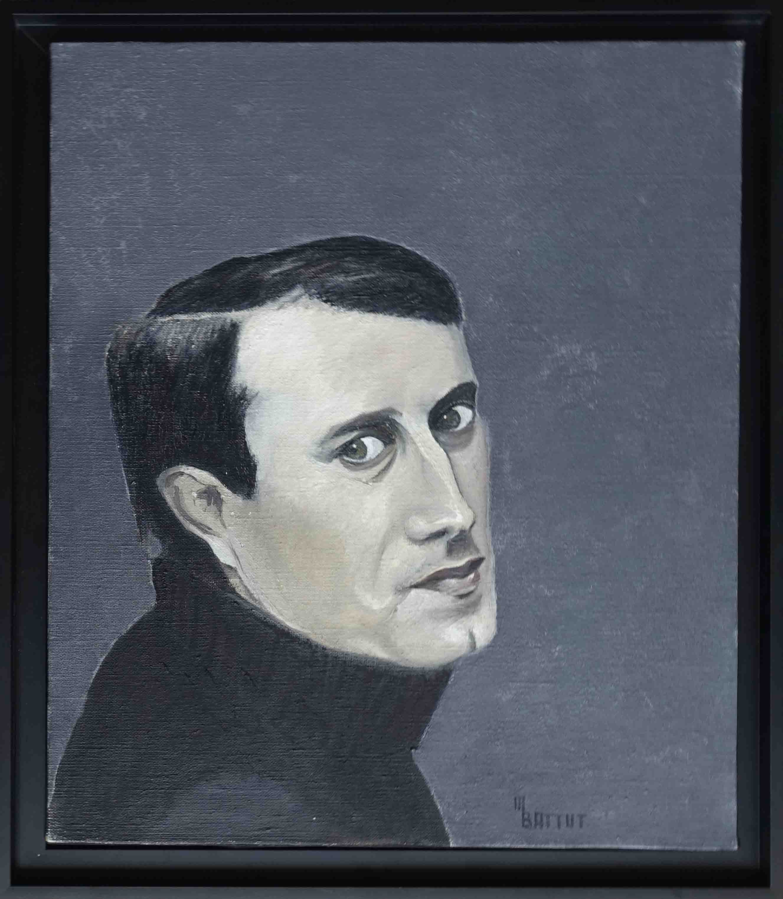 Michèle Battut. Portrait de Raymond Moretti. Achat art, achat art du XXème siècle.