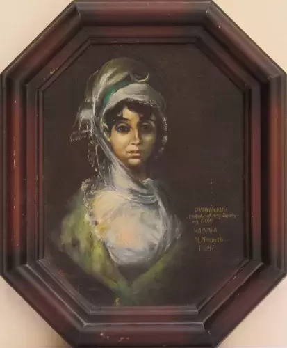 M.Morawski. Etude d'après Goya. Achat tableau décoration