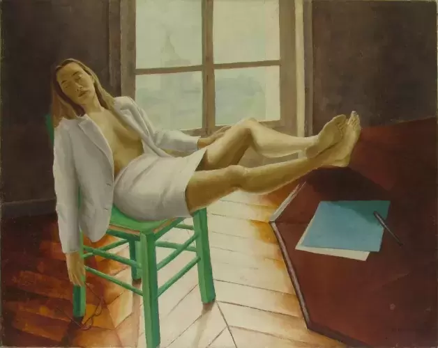achat tableau peinture la sieste annick bouvattier