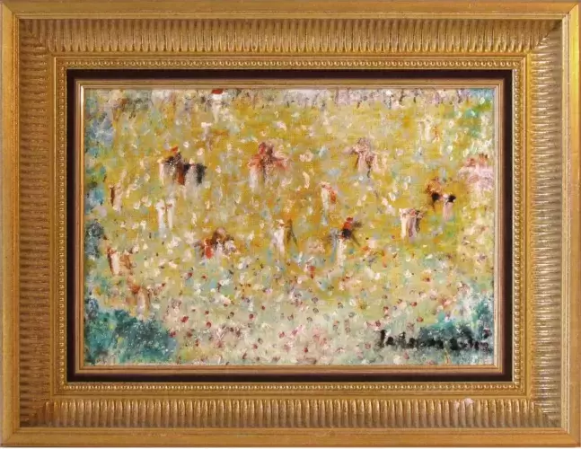 achat tableau peinture lalaume dupré elegantes au apddock décoration