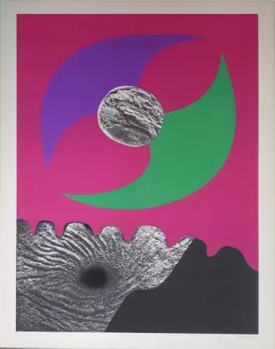 Piaubert. Il y eut un matin Lithographie. 1971 achat art