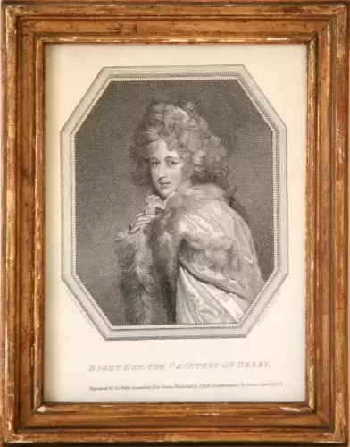 achat tableau gravure décoration the countess of derby