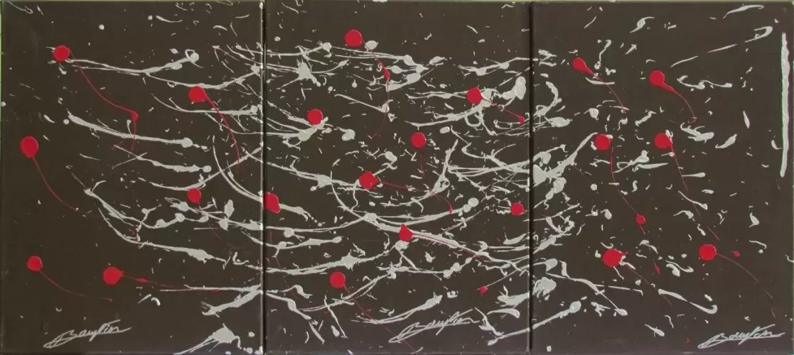 Achat tableau peinture Triptyque de Bernard Baryton Acrylique