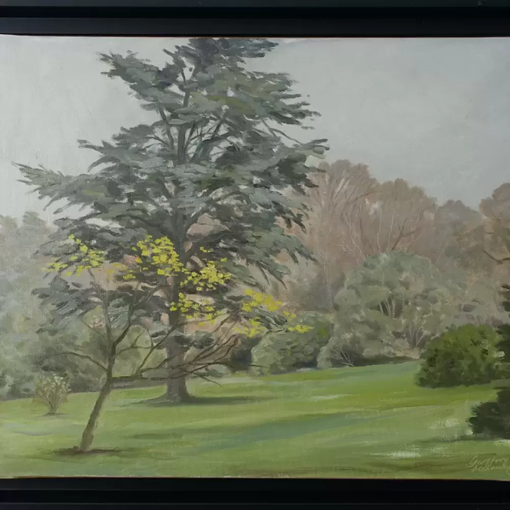 Le grand cèdre, Denis Geoffroy-Dechaume achat art moderne tableau décoration