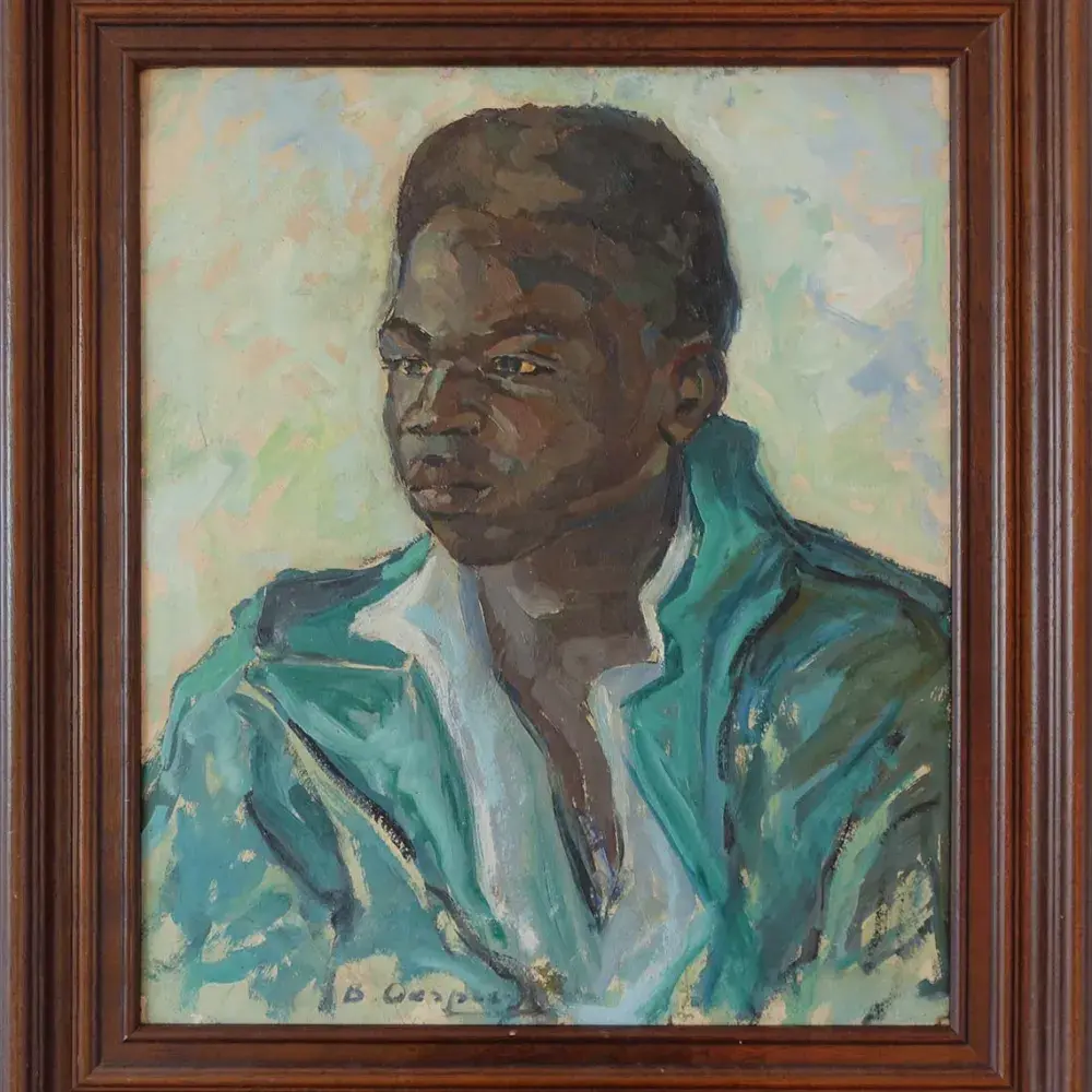 Benoît Desprey. Jeune homme du Sénégal. Achat art, acaht décoration, achat tableau
