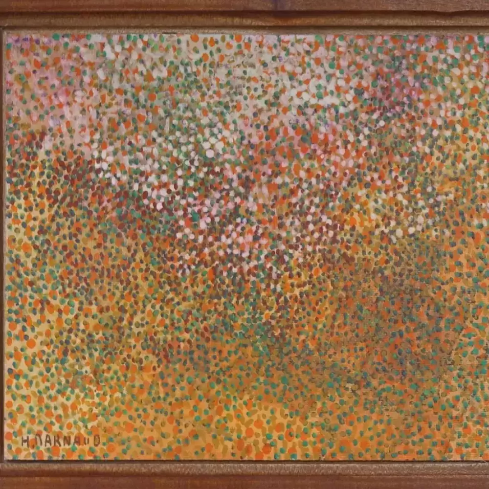 tableau achat decoration henri darnaud pointillisme ecole lyonnaise