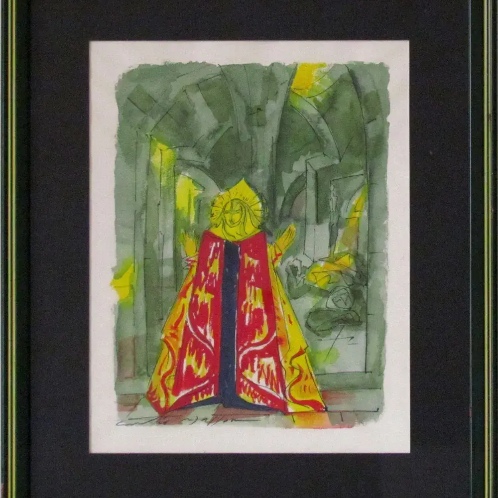 Tête d'or. La princesse et les veilleurs d'André Masson. Achat tableau décoration art moderne