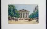 Pierre Chaux. La place de la Madeleine en 1915.