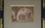 Des brigands rançonnent un jeune couple. Roman gothique. XVIIIème siècle.