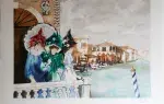 achat tableau décoration carnaval de Venise de Franck L