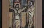 achat tableau Christ et larron de Michel Gaboldi d'après Georges Rouault