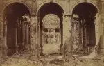 achat photographie historique Les trois arches de l'entrée de le salle des fêtes de l'Hôtel de Ville de Paris, après l'incendie de 1871