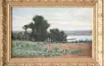achat tableau peinture L'estuaire d'Henri Daudet