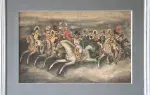 achat tableau peinture napoléon Napoléon et ses maréchaux dans les nuées