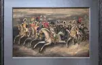 achat tableau peinture napoléon Napoléon et ses maréchaux dans les nuées