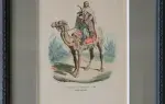 achat tableau gravure napoléon Régiment des Dromadaires, 1798, Armée d'Egypte